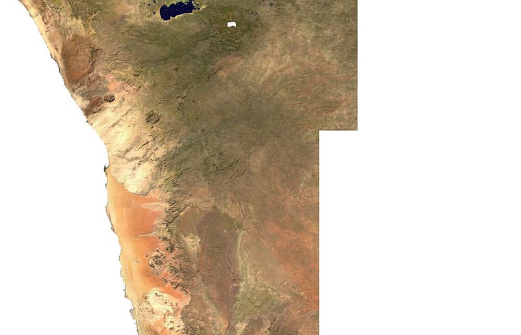 Satellite Map Namibia